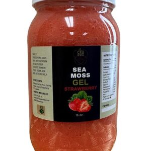 Strawberry Sea Moss Gel 16 oz